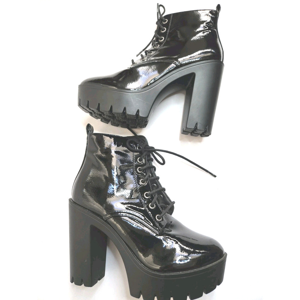Seychelles Black Heeled Boots